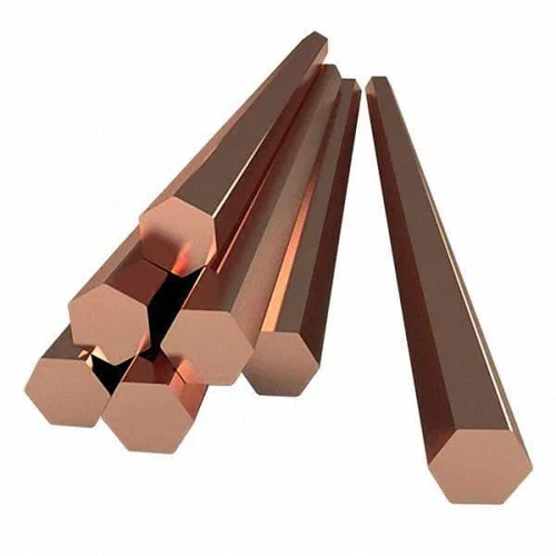 Шестигранник медный М1 90 мм ГОСТ 1535-2016 луженый  ОборонСпецСплав