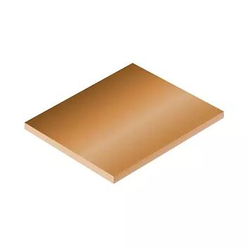 Плита бронзовая БрХ 450х2000х3000 мм ТУ 48-21-779-85 из хромовой бронзы