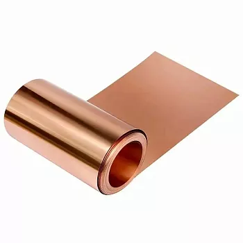 Медная фольга ММ 50 мкм 0.05х210 мм ГОСТ 1173-2006 для пайки